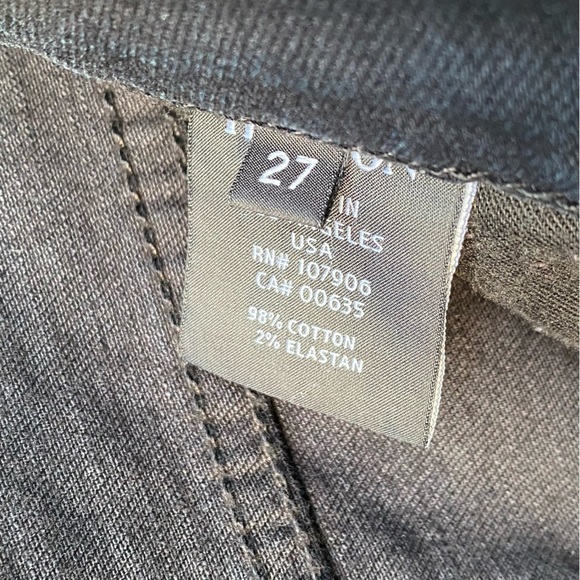 Hudson Colette Midrise Skinny Jeans, Color BLKl, Women’s 5 Pocket, Size 27 - Picture 13 of 13